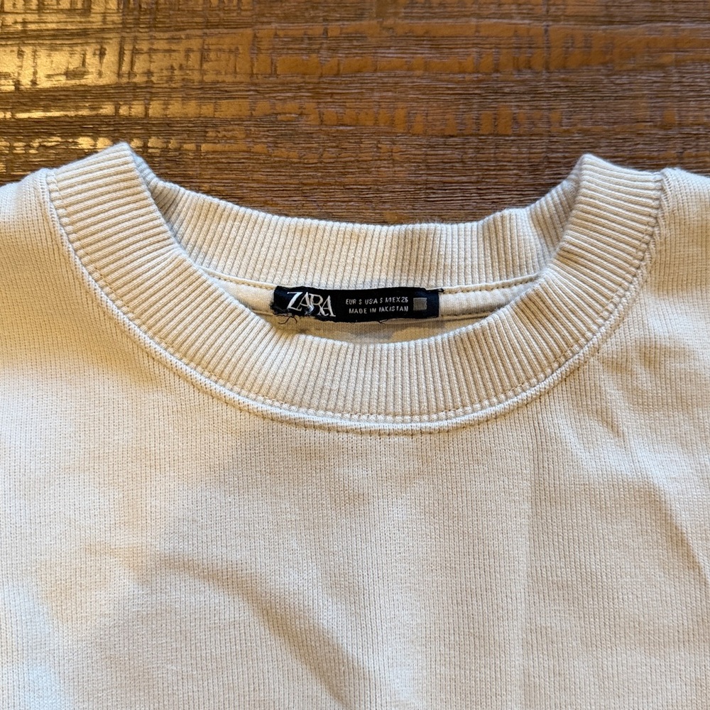 Zara women beige Sweatshirt - Picture 4 of 6